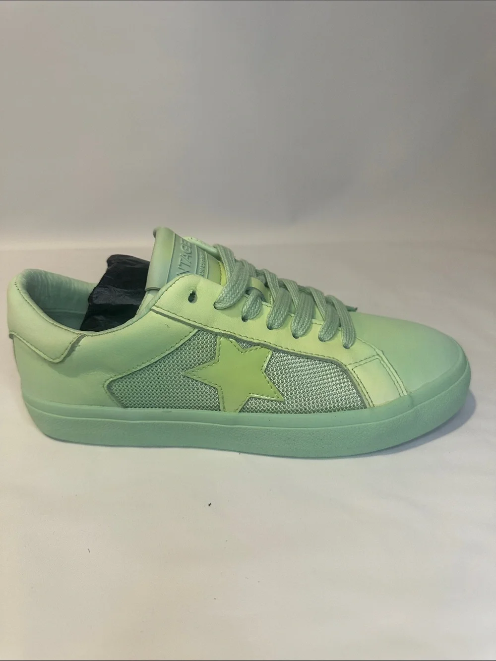 Vintage Havana Mint Green Star Accent Sneaker